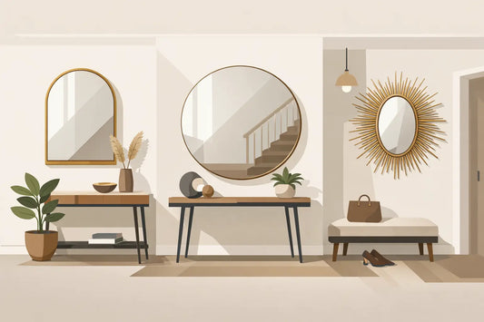 Statement Mirrors for Hallway Style That Works